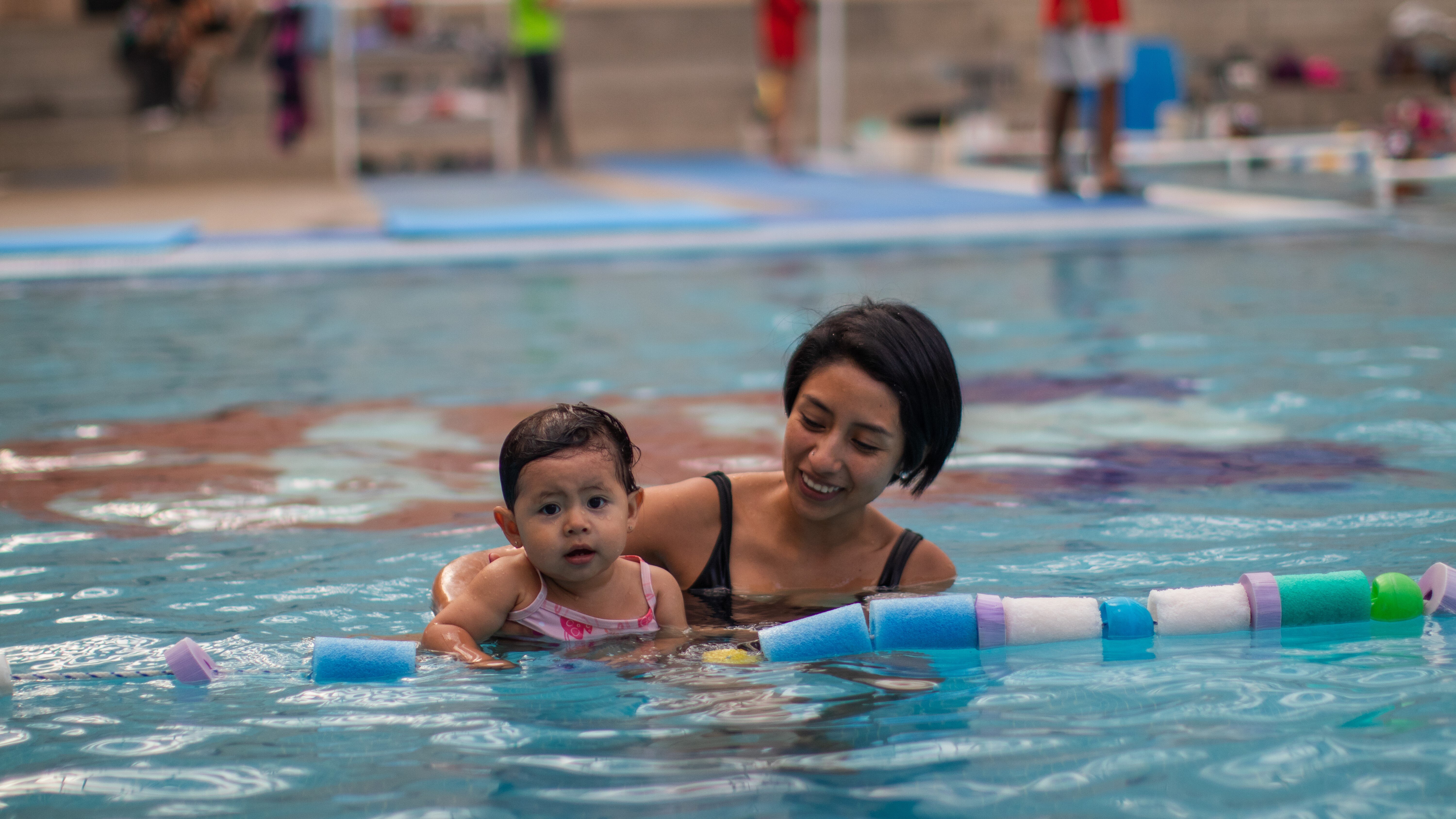 Temperatura ideal del agua para la natación de bebés