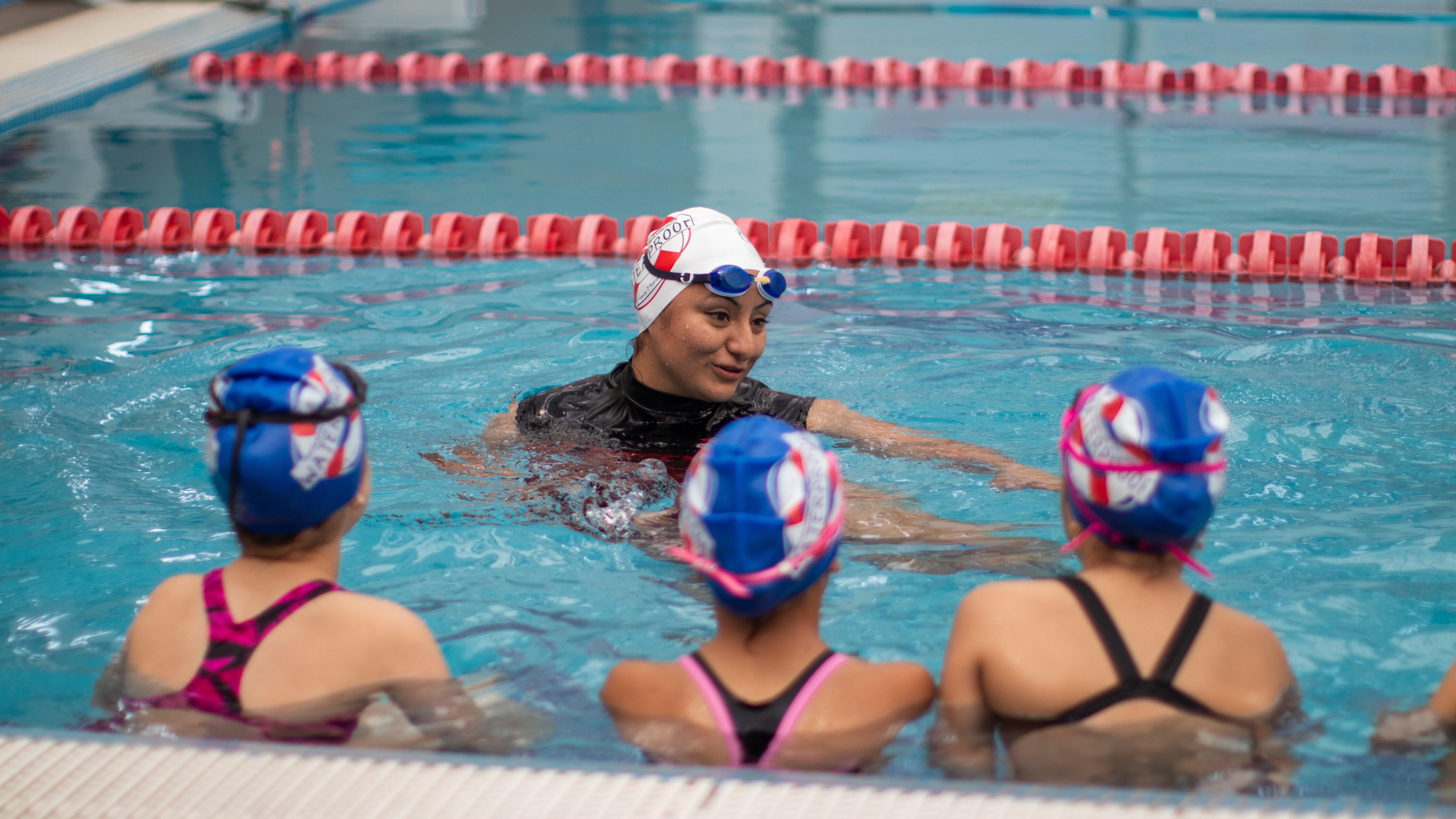 Academia de natación Waterproof